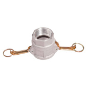 Kamlok Female Part D, Aluminium, 6" Internal Thread