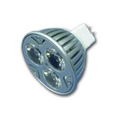 Hollex LED MR16 10-30V 3W Warm White 30°/120° Dimmable