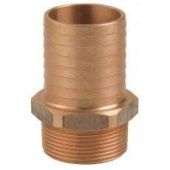 Bronze Male Thread Hose Connector – 3/8" to 1 1/2" BSP, 13–38 mm Hose Tail
