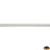 Trem T5010000 - 3-strand High Tenacity Polyester White Rope