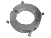 E. Polipodio Zinc Shaft Collar Anodes, Shaft Ø18–40 mm