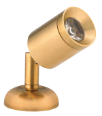 Allpa LED Wall Reading Light (Mini), Brass, 8-30v/1,2w, LED 1x 1w, H=84mm