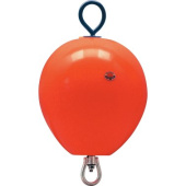 Plastimo 57594 - Mooring buoy with rod white Ø 54 cm, Foam filled