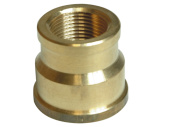 Brass Reducing Socket 1/2" x 3/8" - Female/Female