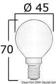 Osculati 14.483.12 - Bulb E14 12 V 40 W