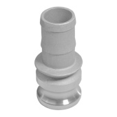 Kamlok Male Part E, Aluminium, 1/2" Stem