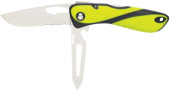 Wichard Offshore Knife - Serrated Blade - Shackler / Spike - Fluo