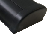 Allpa Plastic End Cap 'Bumper', Black