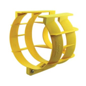 Nuova Rade 198165 - Propeller Guard, for 9-25 HP, Plastic, Ø23cm, Yellow