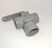 Parker 14011317AR 3-Way 3/4" Slip Ball Valve PVC