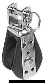Viadana Micro Single Block with Swivel Toggle Head for 4-6 mm Rope, 22 mm Sheave