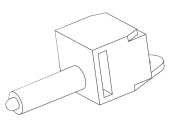 Ultraflex 43527L - X48 Neutral Safety Switch for B110