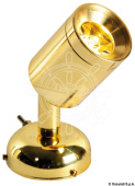 Osculati 13.900.02 - Articulated Spotlight Polished Brass 1 x 1 W HD