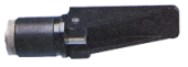 Allpa Adjustable Expanding Drain Plug, Ø22-27mm, Black