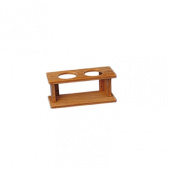Teak Long Drink Glass Holders