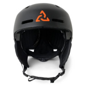 Plastimo P202847 - Typhoon Performance Watersport Helmet + Ear Protectors - Black/Solar S (53-55cm)