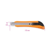 Beta 017710000 - Utility Knife, 18 mm, Supplied With 3 Blades