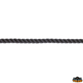 Trem T5220000 - 3-strand High Tenacity Polyester Black Rope