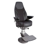Norsap 6520 - 1500 Comfort Helmsman's Seat With Flat Base 63/73 Black