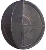 Allpa Plastic 2-Piece Anchor Ball, Ø350mm, Black