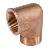 Brass Elbow 90°, 1.1/4" Internal Thread - External Thread