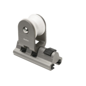 Barton 32101 – Heavy Duty Genoa Car with Plunger Stop for 32mm T Track, Ø60mm Sheave, Max Rope 16mm, SWL 2985kg
