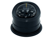 Autonautic C15-0048 - Deck Mount Compass 100mm. Flat Dial. Black  