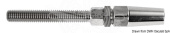 Osculati AISI 316 Danish System Threaded Terminals with Right-Hand Metric Thread for 3–10 mm Wire Rope
