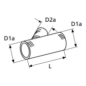 Webasto 1320472A - Heater 60mm Ducting Y Branch