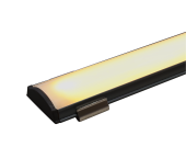 Båtsystem 9260BA - Flexible Aluminum Profile, Black, For LED Tapes/Space-COB, 1000mm