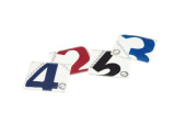 Trend Marine Sailcloth Coasters 10.5×10.5 cm Set of 4 (Mixed Colors)
