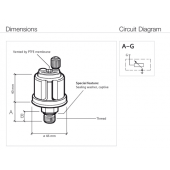 VDO VDO Sensor - Oil Pressure - A1 5 Bar - M10 x 1K