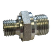 Straight Threaded Grease Lubricator Connector, 1/8"–3/8" BSP