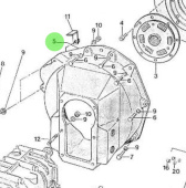 Nanni Diesel 970307193 - Flywheel Housing for HE Series Engines
