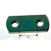 2-hole Assembly Plate - Center Distance 120mm