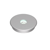 Lopolight 400-221 - Decklight, White/White/Red Light, Flush Mount, Silver