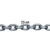 Catenificio Rigamonti Galvanized Steel Genovese Long Link Chain DIN 5685