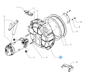 Vetus 14-8210 - Flywheel Housing for Mechanical Starter