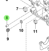 Bukh 14331-08090 - Bushing for R210J and S270J Engines