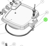 Alamarin Jet L0403 - Locking Ring for Jet-160, Jet-180, Jet-230 and Jet-288 Water Jets