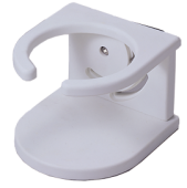 Allpa Plastic Drink Holder, Not Foldable, For Railing Mount