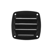 Hollex Plastic Ventilation Grill Black