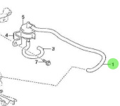 Nanni Diesel 32803001 - Vacuum Piping Pipe for T4.155 and 4.380TDI Engines