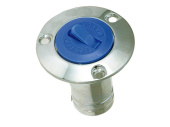 Talamex Deck Filler ISO 11192 Chromed Brass, For Hose Ø 38 mm, Water