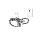Belship 721411V - 316 Stainless Steel Snap Shackle with Swivel 68mm