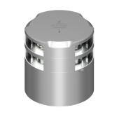 Lopolight 301-011KL+012G2 - Navigation Light 5NM 225° White, Masthead With 2NM Anchor, Silver