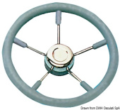 Osculati 45.131.40 - Soft Polyurethane Steering Wheel Grey 400 mm