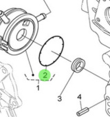 Nanni Diesel 970314954 - O-Ring for Oil Cooler and Oil Filter