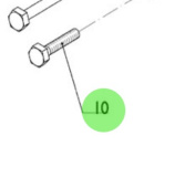 Nanni Diesel 970647316 - Hex Head Bolt M8x35 for Turbo and Exhaust Assemblies