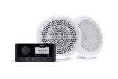 Fusion MS-RA60KCW - Stereo and Speaker Kit RA60 + EL-F651W 6.5 EL Classic White + Accessories